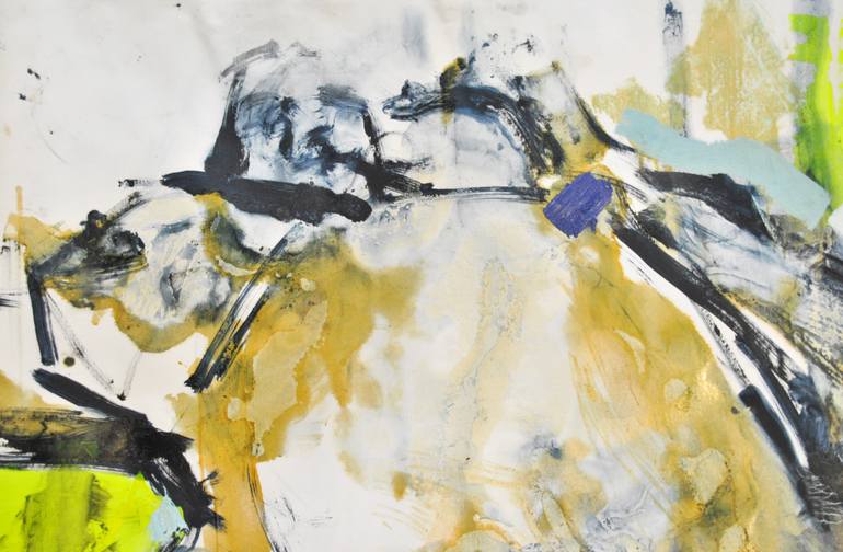 Original Abstract Nude Painting by Gabriela-Elena David
