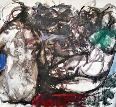 Original Abstract People Paintings by Gabriela-Elena David