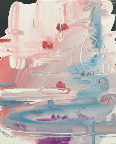 Original Fine Art Abstract Painting by Heekyoung Jeon