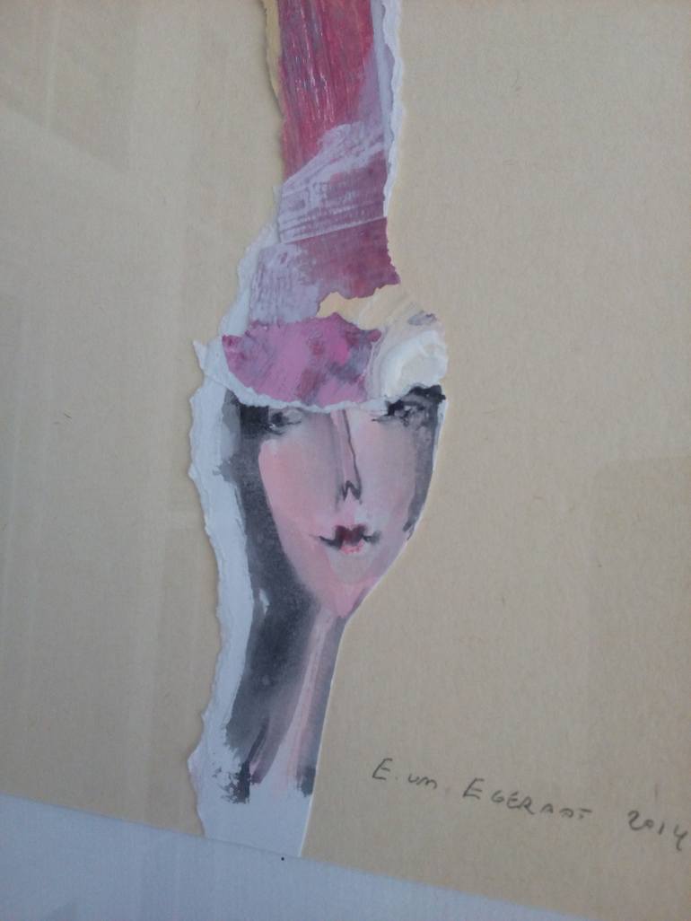 Original Figurative Women Collage by Els van Egeraat