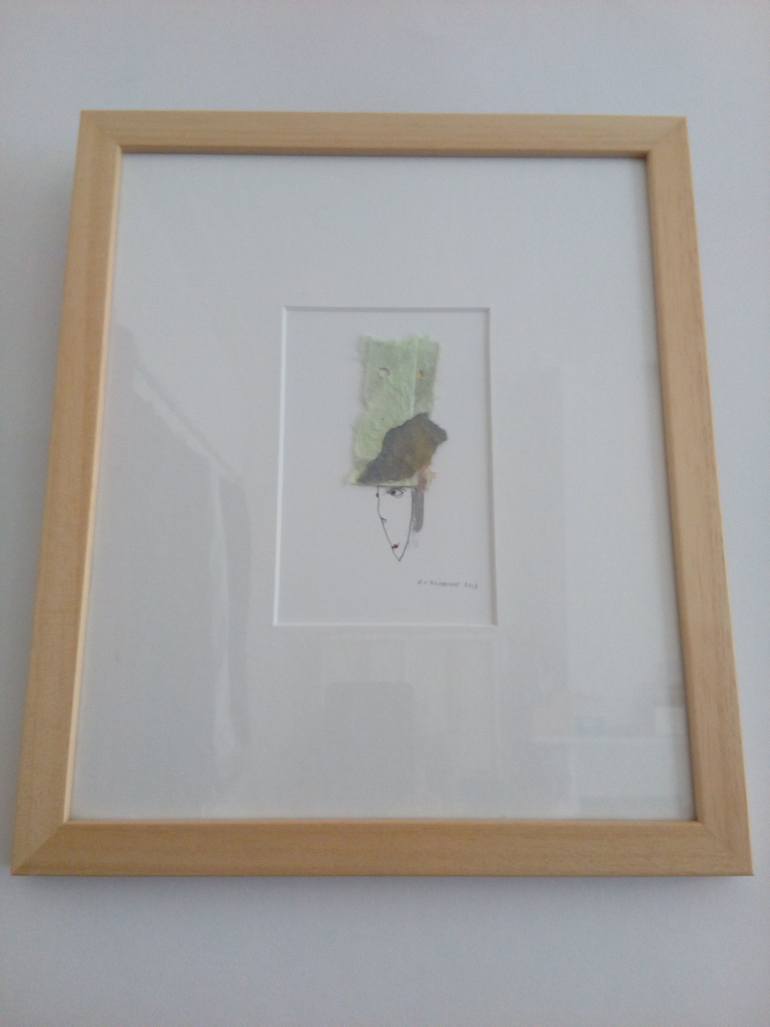 Original Figurative Women Collage by Els Van Egeraat