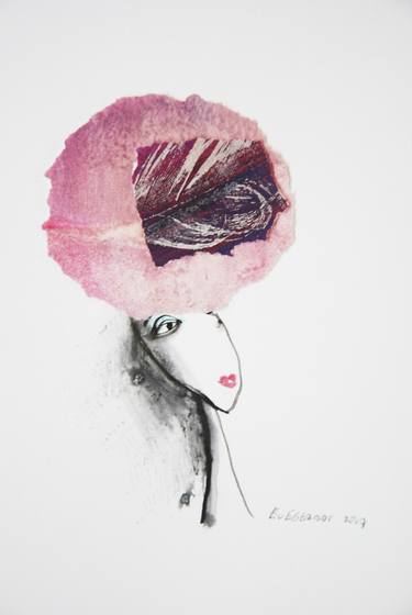 Original Figurative Women Collage by Els van Egeraat