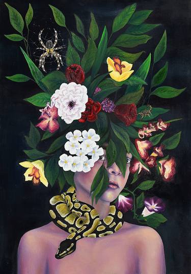 Print of Floral Paintings by Derya Aydoğdu