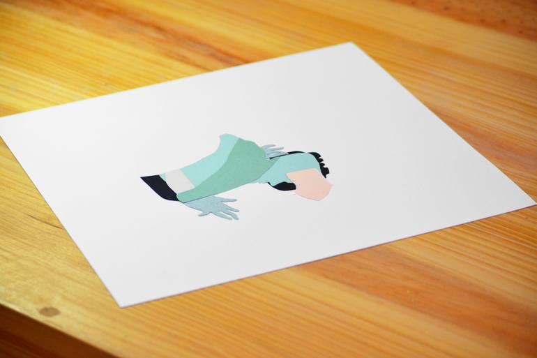 Original Conceptual People Drawing by David Molina-Molina