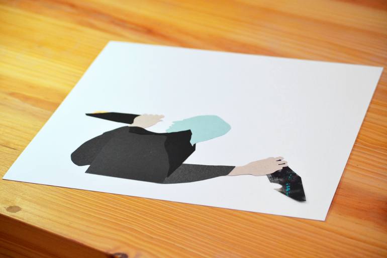 Original Conceptual People Drawing by David Molina-Molina