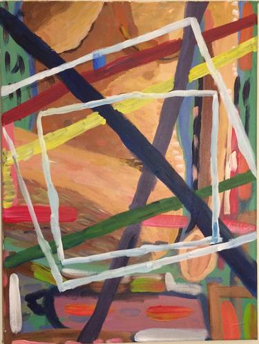 Original Abstract Expressionism Mortality Painting by Jamaal Clarke