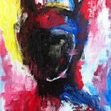 Pink astronaut by Richard Biro