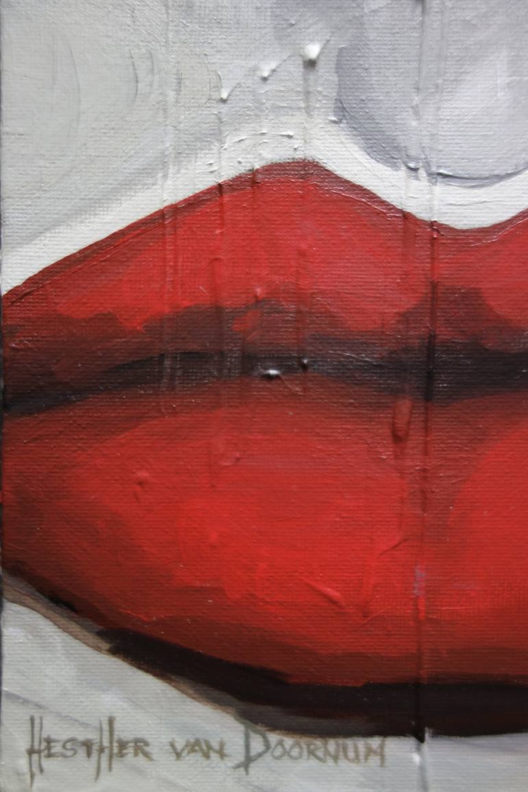 Original Abstract Women Painting by Hesther Van Doornum