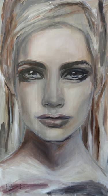 Original Modern Portrait Paintings by Hesther Van Doornum