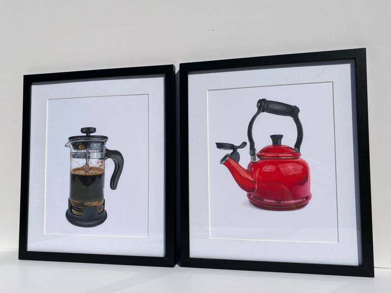Original Photorealism Still Life Drawing by Marie-Noëlle Erasmus