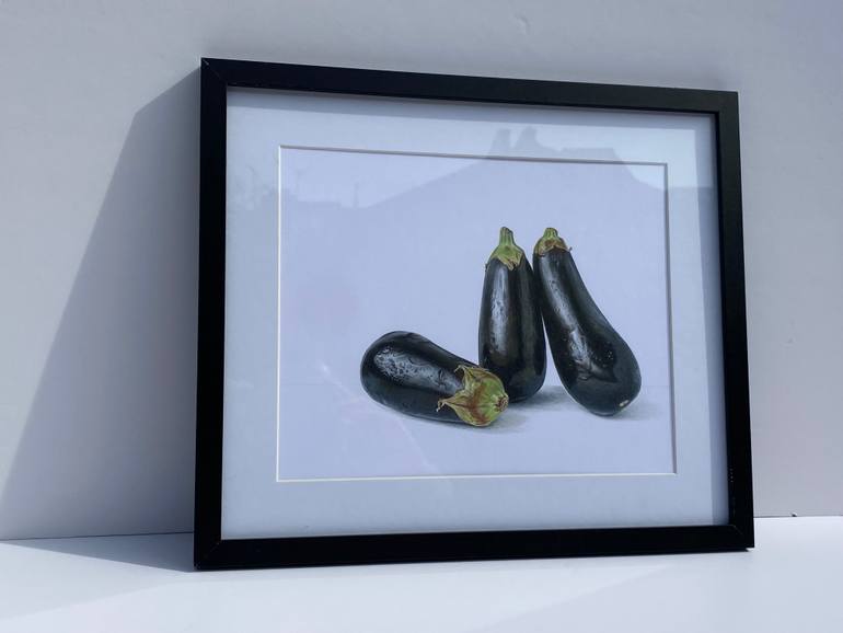 Original Photorealism Still Life Drawing by Marie-Noëlle Erasmus