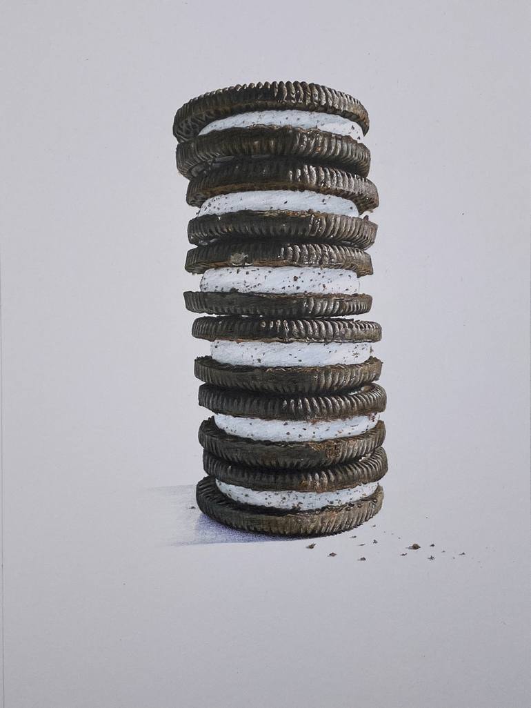 oreo cookie drawing