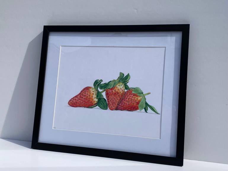 Original Photorealism Still Life Drawing by Marie-Noëlle Erasmus