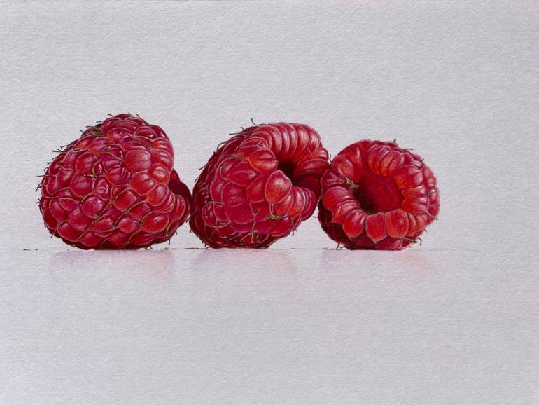 Original Photorealism Still Life Drawing by Marie-Noëlle Erasmus