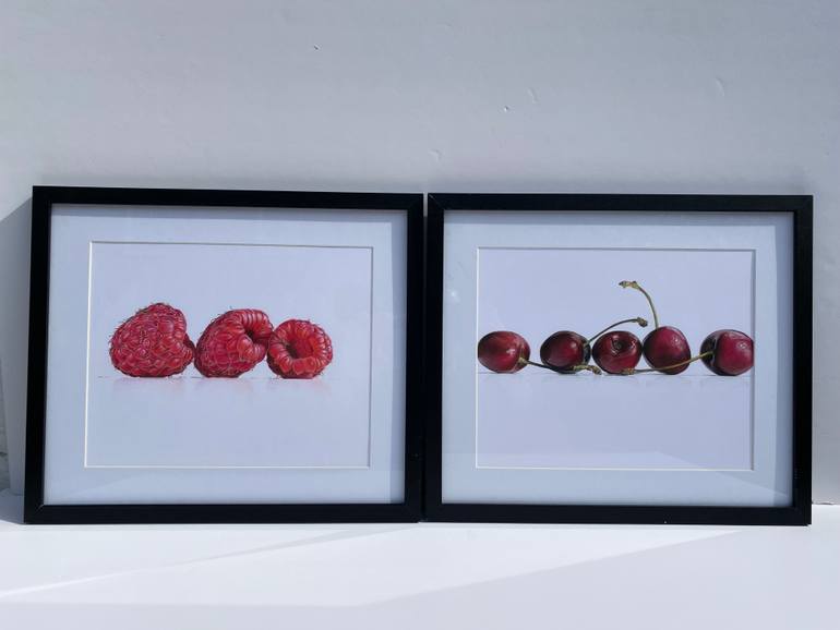 Original Photorealism Still Life Drawing by Marie-Noëlle Erasmus