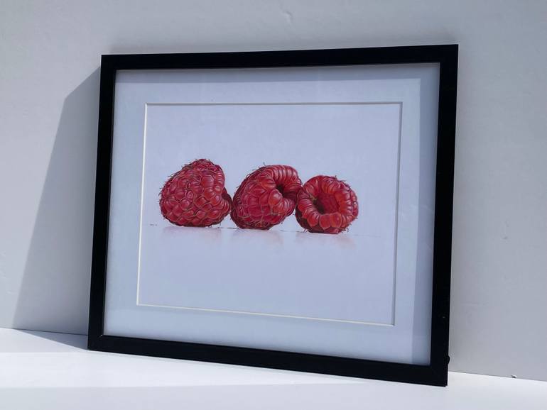 Original Photorealism Still Life Drawing by Marie-Noëlle Erasmus