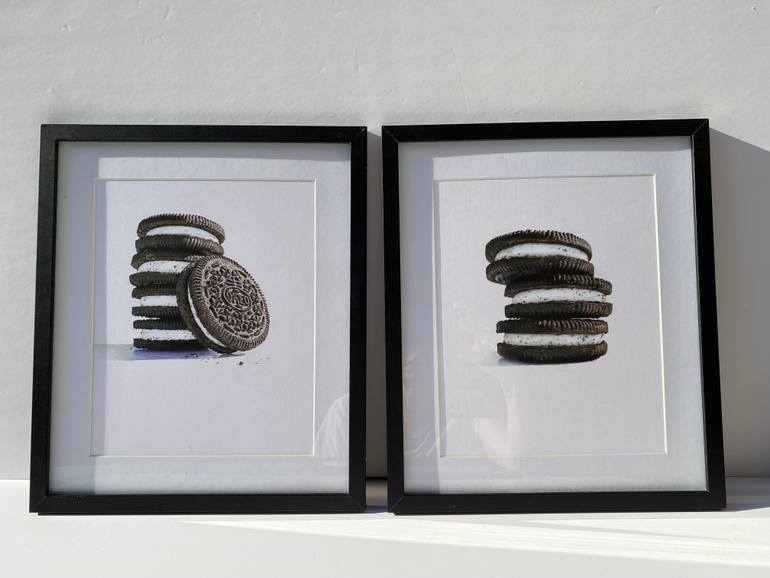 Original Photorealism Food & Drink Drawing by Marie-Noëlle Erasmus