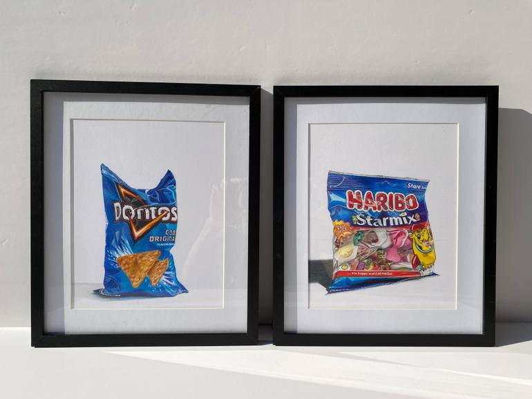 Original Photorealism Still Life Drawing by Marie-Noëlle Erasmus