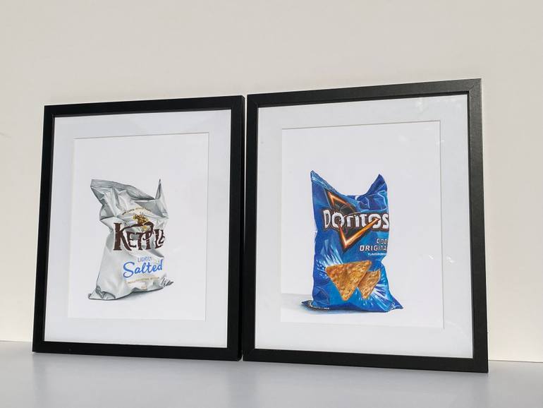 Original Photorealism Still Life Drawing by Marie-Noëlle Erasmus