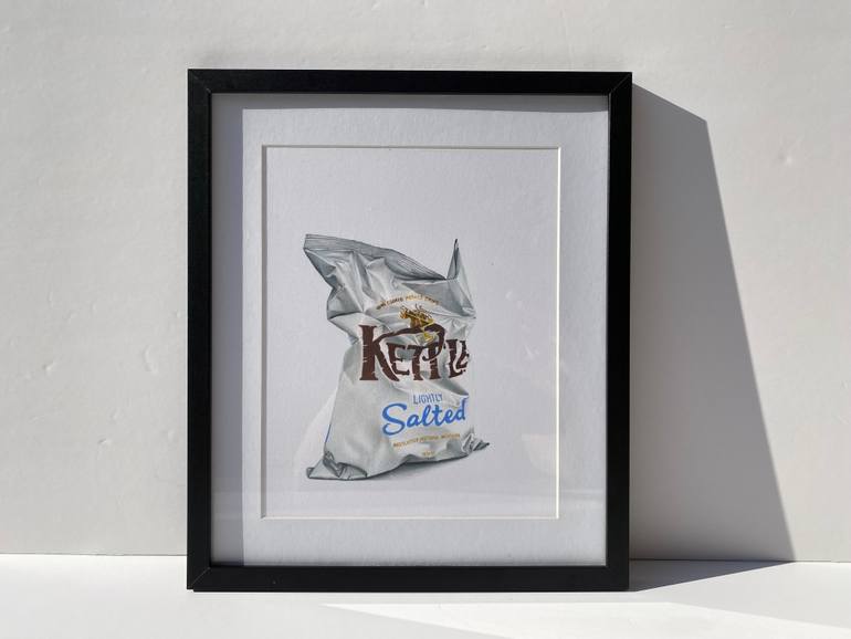 Original Photorealism Food & Drink Drawing by Marie-Noëlle Erasmus