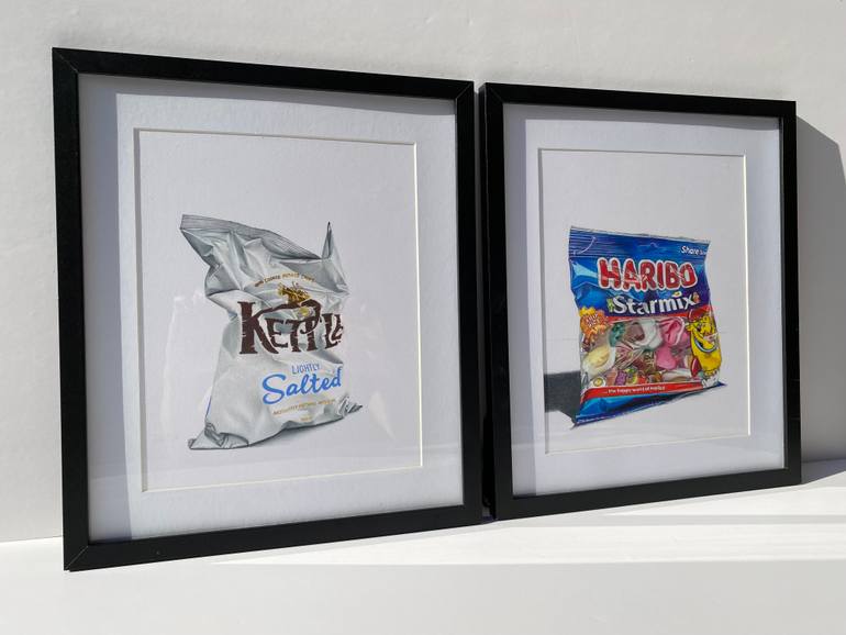 Original Photorealism Food & Drink Drawing by Marie-Noëlle Erasmus
