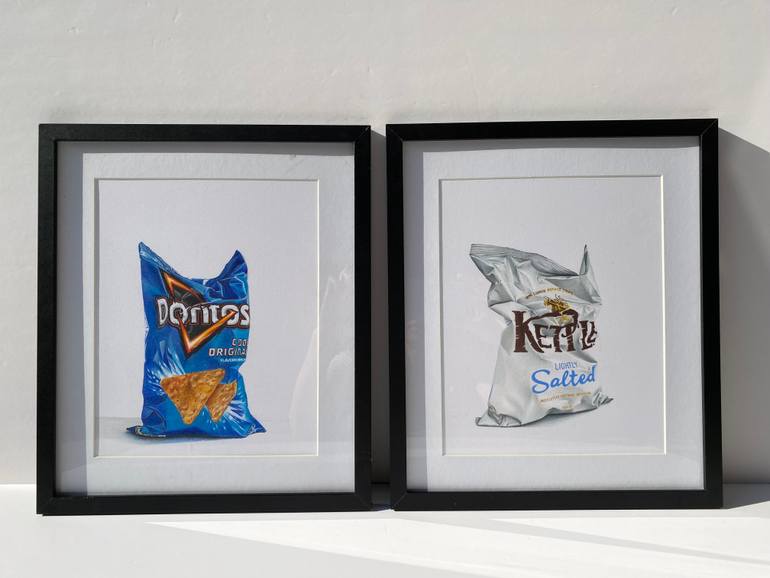 Original Photorealism Food & Drink Drawing by Marie-Noëlle Erasmus