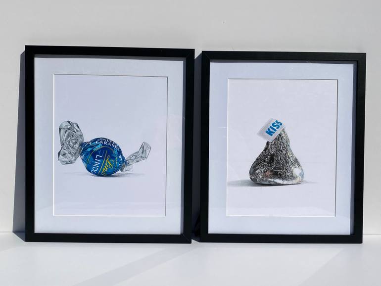 Original Photorealism Food & Drink Drawing by Marie-Noëlle Erasmus