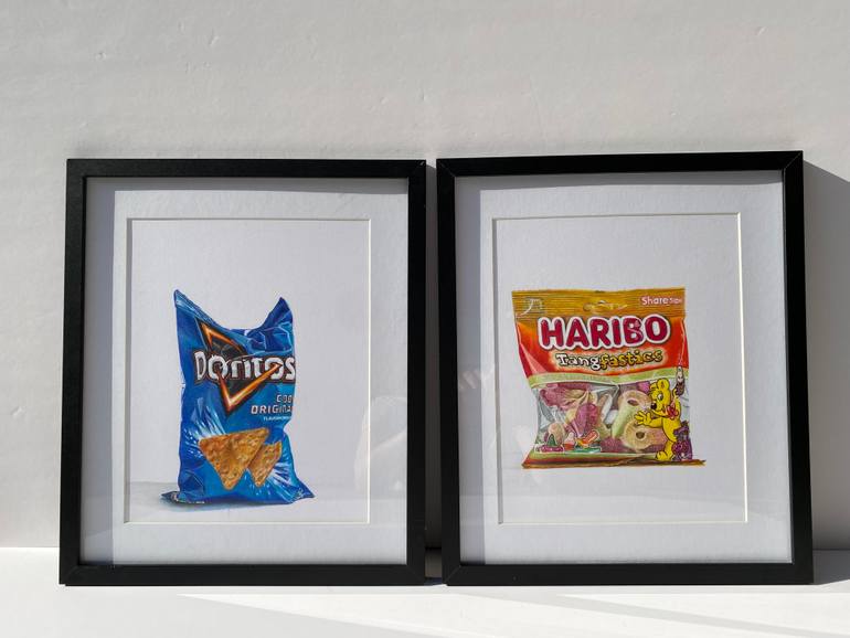 Original Photorealism Food & Drink Drawing by Marie-Noëlle Erasmus