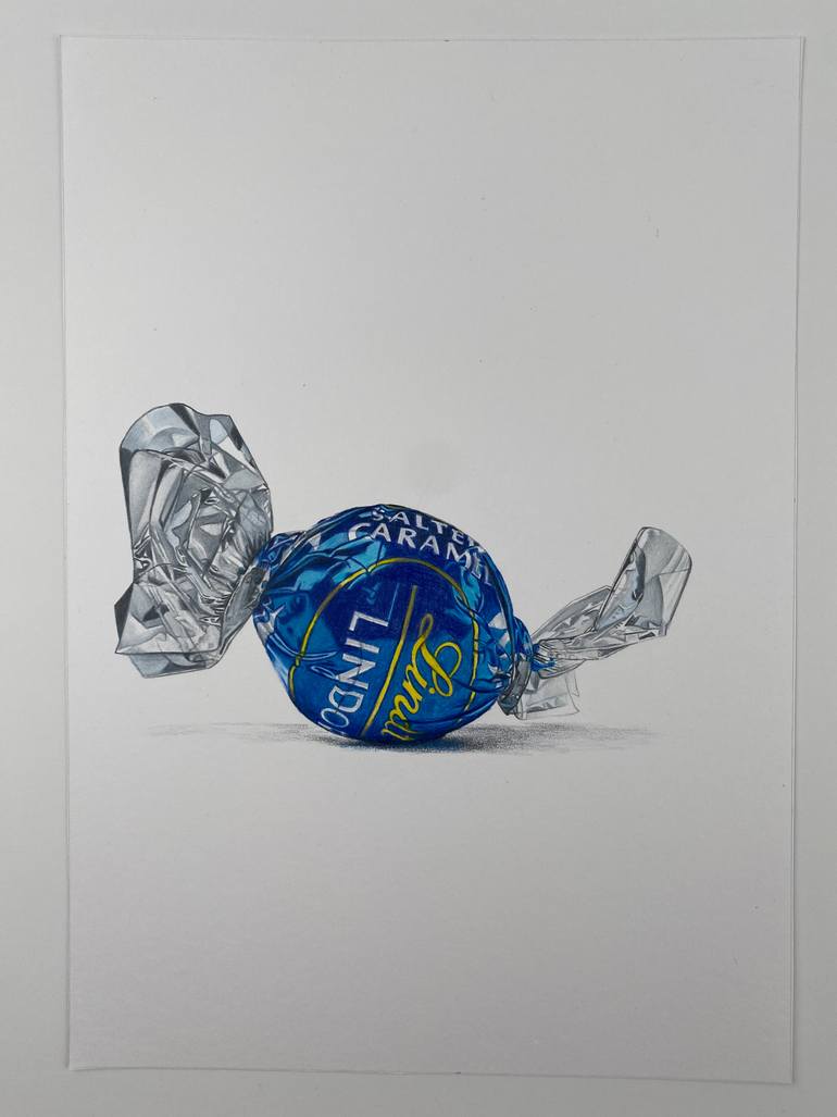 Original Photorealism Food & Drink Drawing by Marie-Noëlle Erasmus