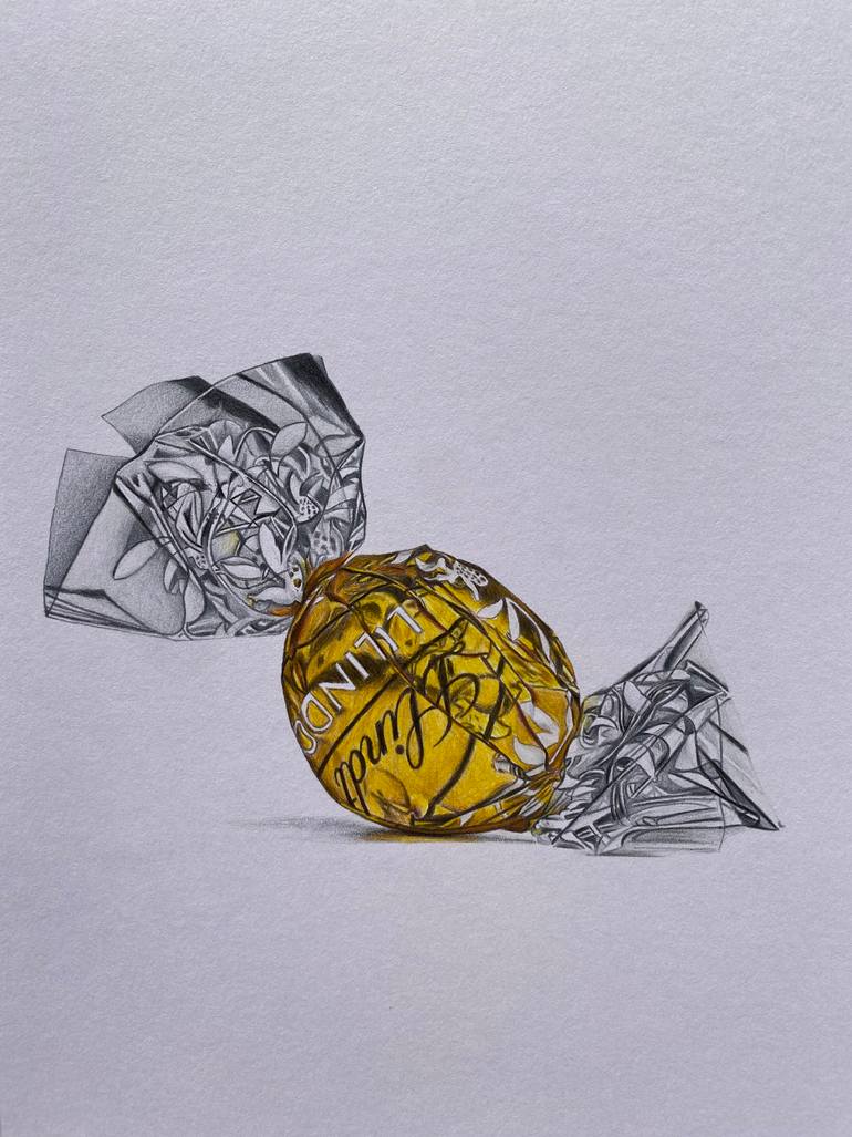Original Photorealism Still Life Drawing by Marie-Noëlle Erasmus