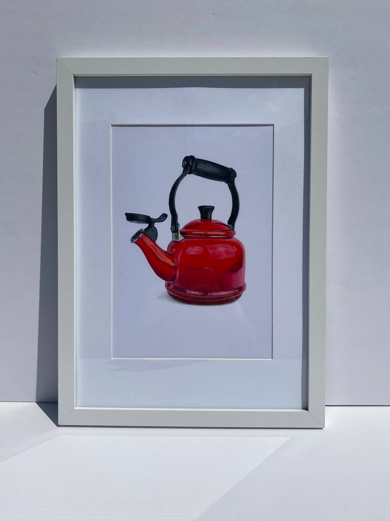 Original Photorealism Still Life Drawing by Marie-Noëlle Erasmus