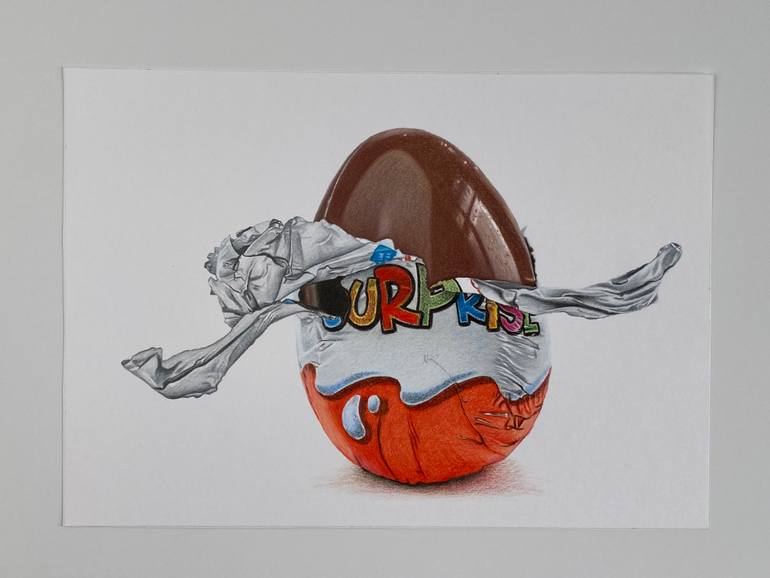 Original Photorealism Still Life Drawing by Marie-Noëlle Erasmus