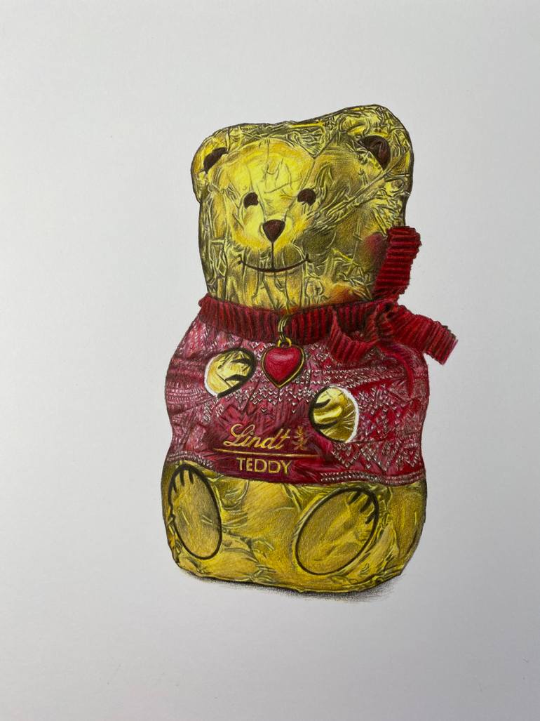 Original Photorealism Food & Drink Drawing by Marie-Noëlle Erasmus