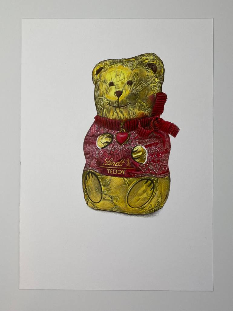 Original Photorealism Food & Drink Drawing by Marie-Noëlle Erasmus