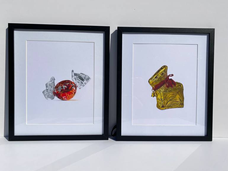 Original Photorealism Food & Drink Drawing by Marie-Noëlle Erasmus