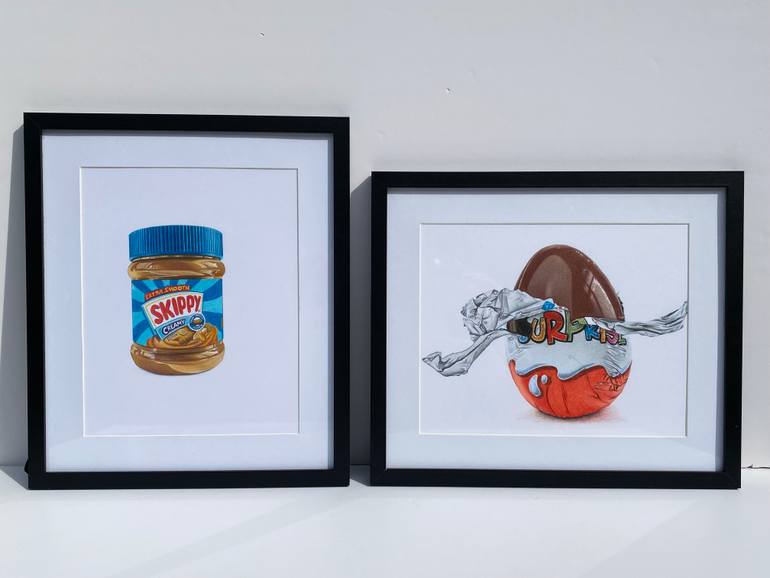 Original Photorealism Food & Drink Drawing by Marie-Noëlle Erasmus