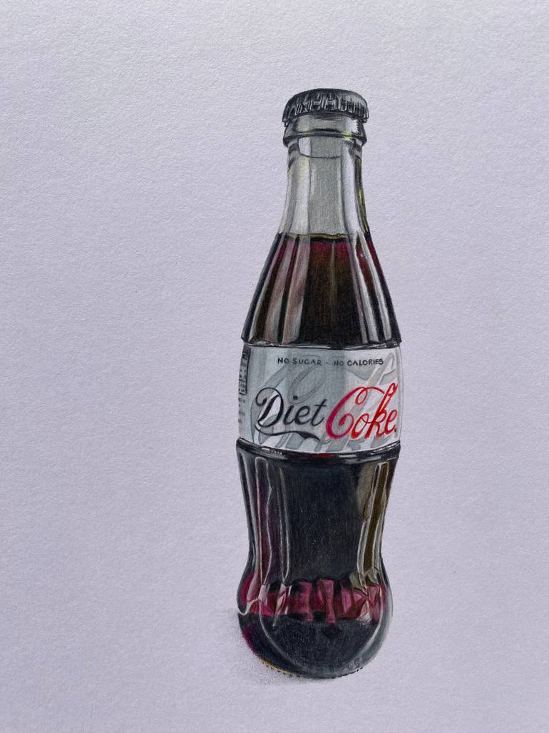 Original Photorealism Food & Drink Drawing by Marie-Noëlle Erasmus