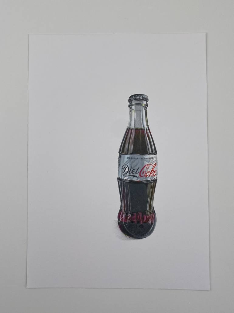 Original Photorealism Food & Drink Drawing by Marie-Noëlle Erasmus