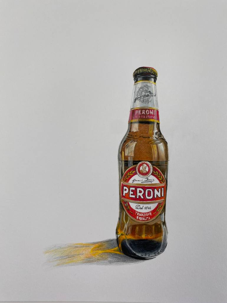 Original Photorealism Food & Drink Drawing by Marie-Noëlle Erasmus