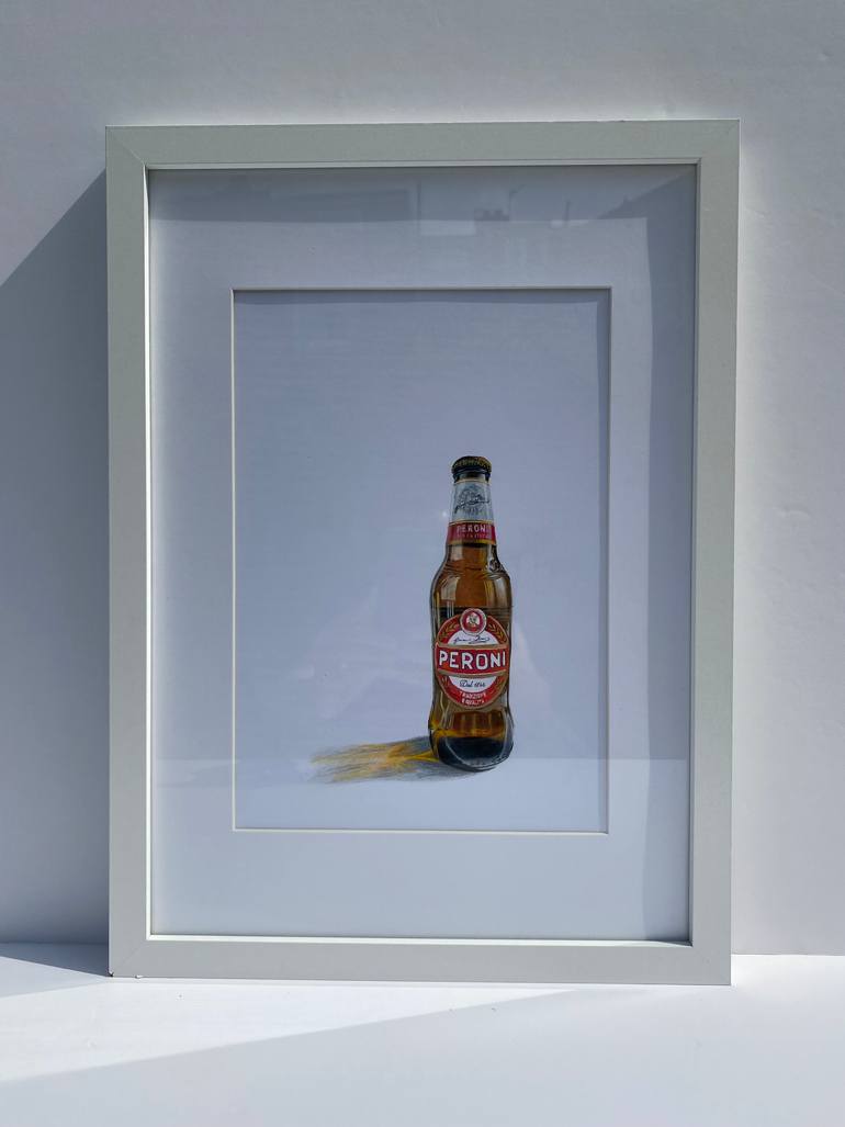 Original Photorealism Food & Drink Drawing by Marie-Noëlle Erasmus