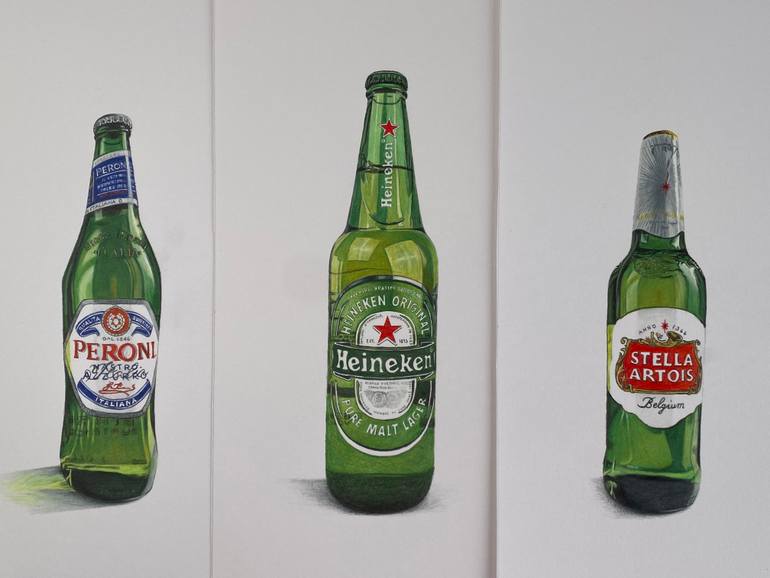 Original Photorealism Food & Drink Drawing by Marie-Noëlle Erasmus