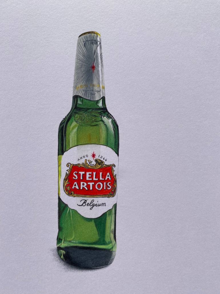Original Photorealism Food & Drink Drawing by Marie-Noëlle Erasmus