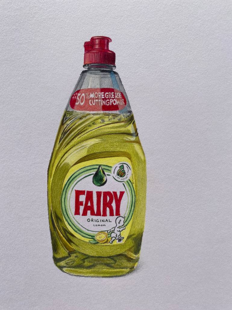 Original Photorealism Still Life Drawing by Marie-Noëlle Erasmus