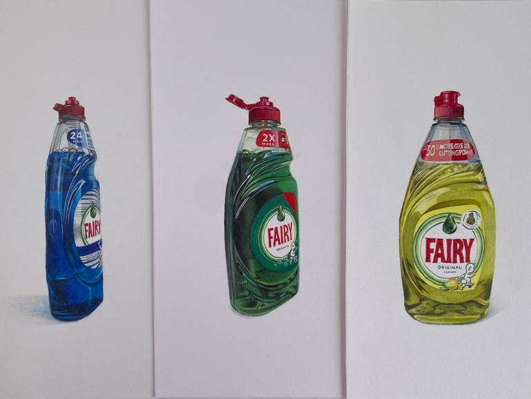 Original Photorealism Still Life Drawing by Marie-Noëlle Erasmus