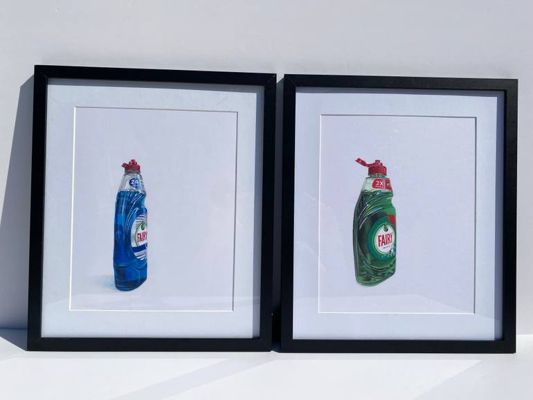 Original Photorealism Still Life Drawing by Marie-Noëlle Erasmus