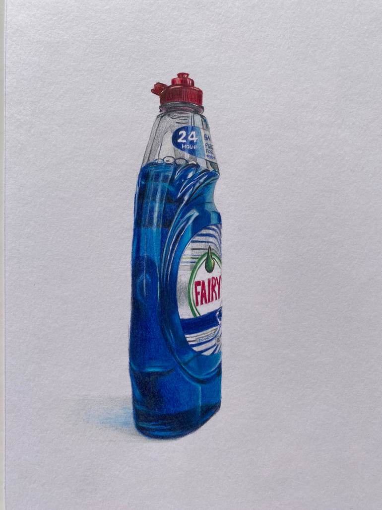 Original Photorealism Still Life Drawing by Marie-Noëlle Erasmus
