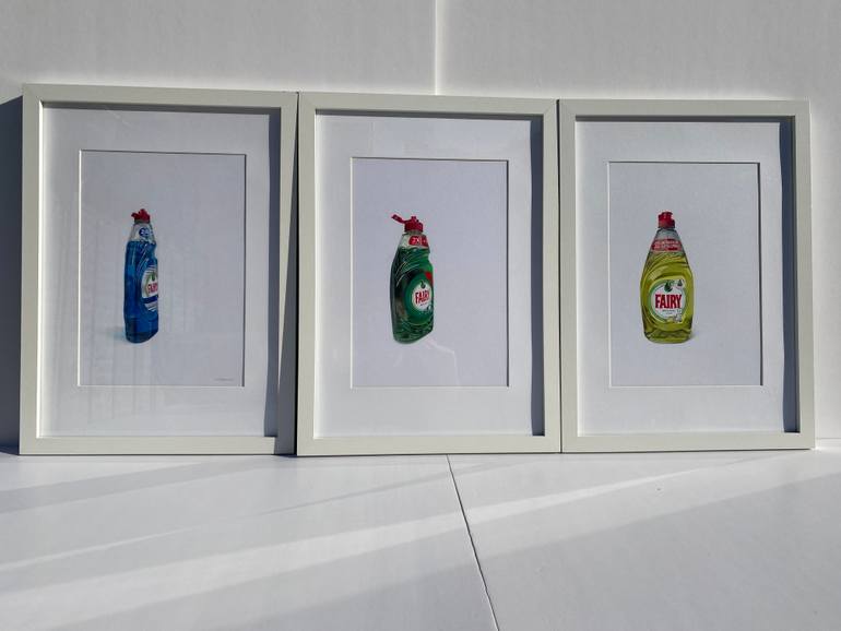 Original Photorealism Still Life Drawing by Marie-Noëlle Erasmus