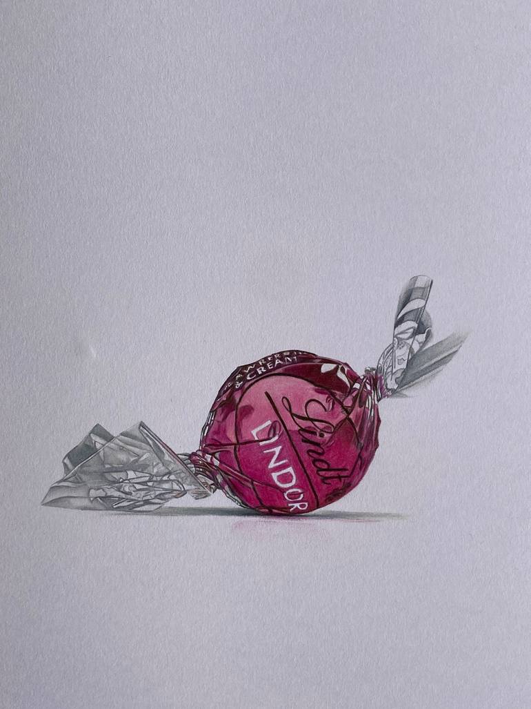 Original Photorealism Food & Drink Drawing by Marie-Noëlle Erasmus