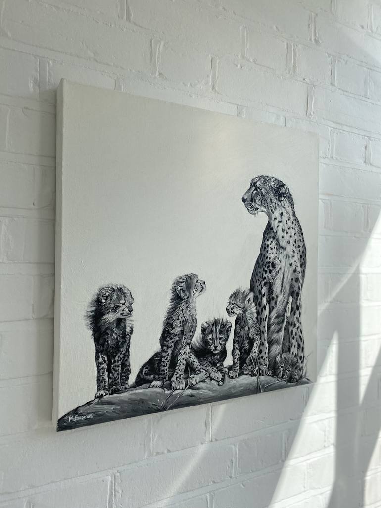 Original Animal Painting by Marie-Noëlle Erasmus