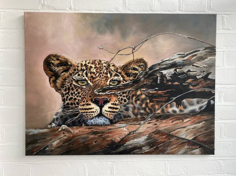 Original Fine Art Animal Painting by Marie-Noëlle Erasmus